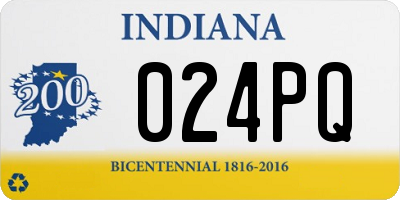 IN license plate 024PQ