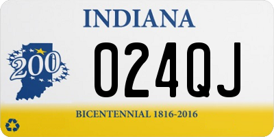 IN license plate 024QJ