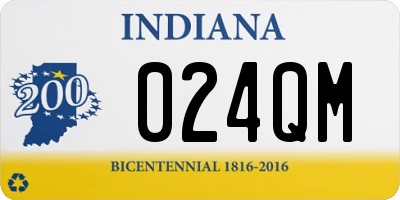 IN license plate 024QM