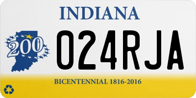 IN license plate 024RJA