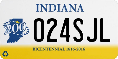 IN license plate 024SJL