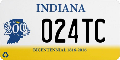 IN license plate 024TC