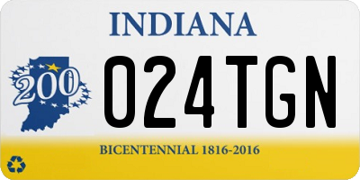 IN license plate 024TGN