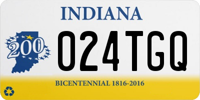 IN license plate 024TGQ
