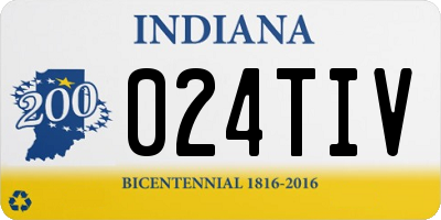 IN license plate 024TIV