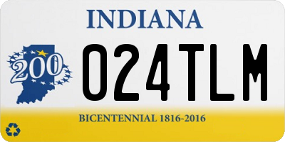 IN license plate 024TLM