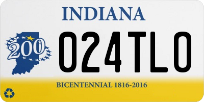 IN license plate 024TLO