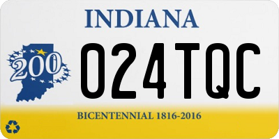IN license plate 024TQC