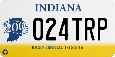 IN license plate 024TRP