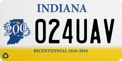IN license plate 024UAV