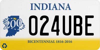 IN license plate 024UBE