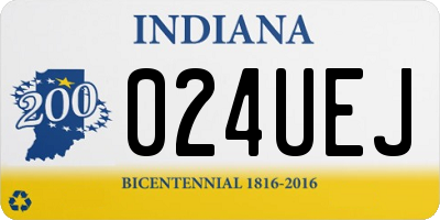 IN license plate 024UEJ