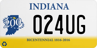 IN license plate 024UG