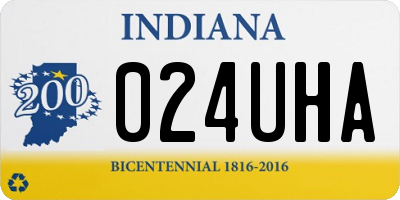 IN license plate 024UHA