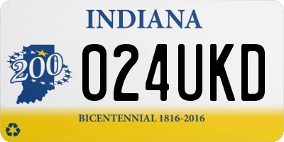 IN license plate 024UKD