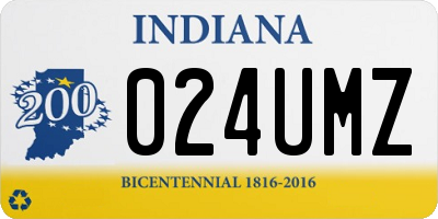 IN license plate 024UMZ