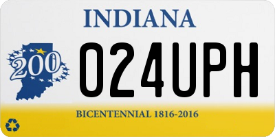 IN license plate 024UPH