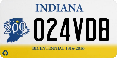 IN license plate 024VDB