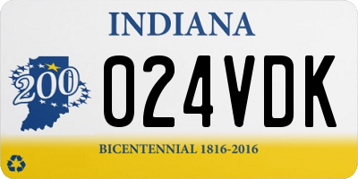 IN license plate 024VDK
