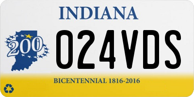 IN license plate 024VDS