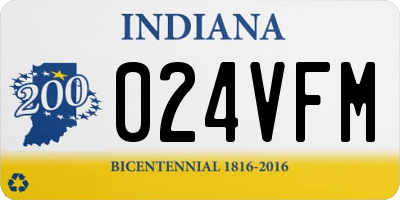 IN license plate 024VFM