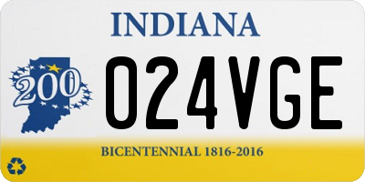 IN license plate 024VGE