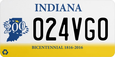 IN license plate 024VGO