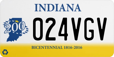 IN license plate 024VGV