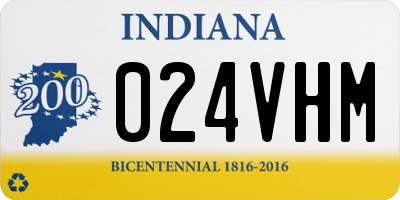 IN license plate 024VHM