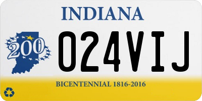 IN license plate 024VIJ