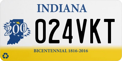 IN license plate 024VKT