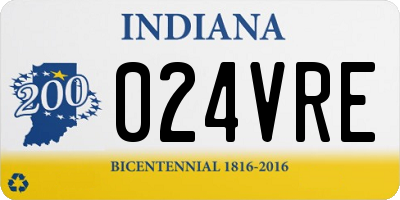 IN license plate 024VRE