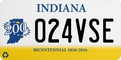 IN license plate 024VSE