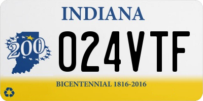 IN license plate 024VTF