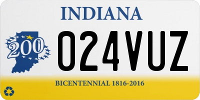 IN license plate 024VUZ