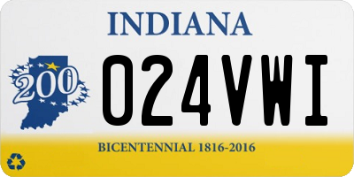 IN license plate 024VWI