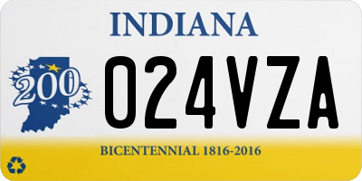 IN license plate 024VZA