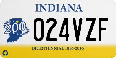 IN license plate 024VZF