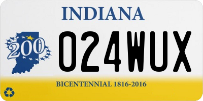 IN license plate 024WUX