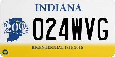 IN license plate 024WVG