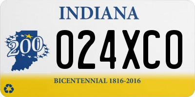 IN license plate 024XCO