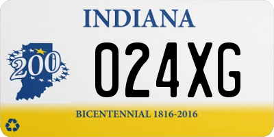 IN license plate 024XG