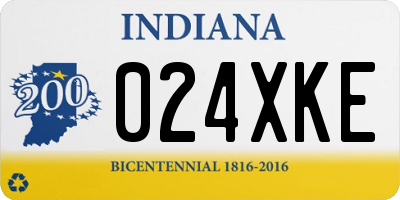 IN license plate 024XKE
