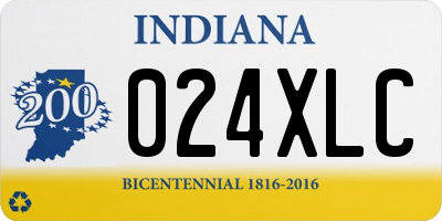 IN license plate 024XLC