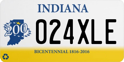 IN license plate 024XLE