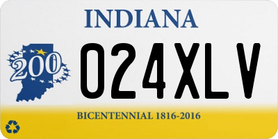 IN license plate 024XLV