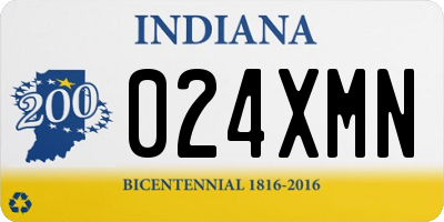 IN license plate 024XMN