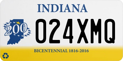 IN license plate 024XMQ
