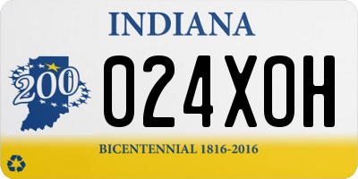 IN license plate 024XOH