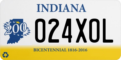 IN license plate 024XOL